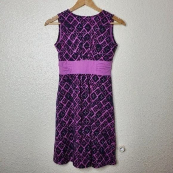 Patagonia Margot Talavera Tiles Mock Purple Dress - Picture 4 of 7